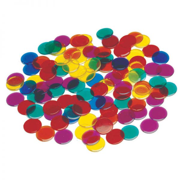 Learning Advantage™ 3/4" Transparent Counters, Set of 1000