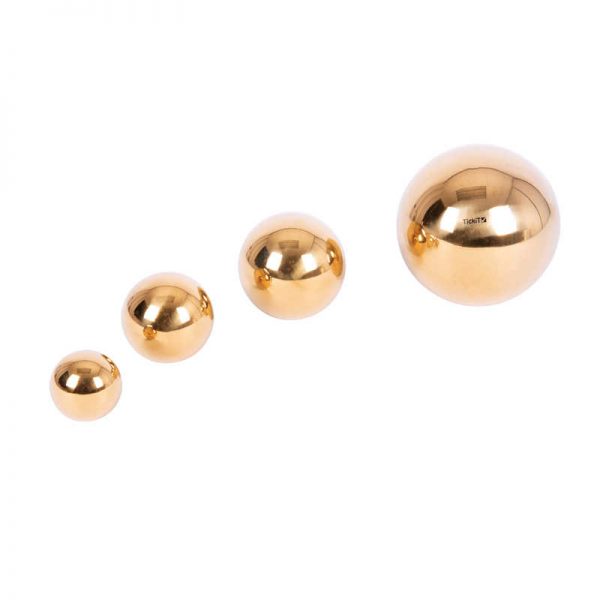 TickiT® Sensory Reflective Gold Balls, Set of 4