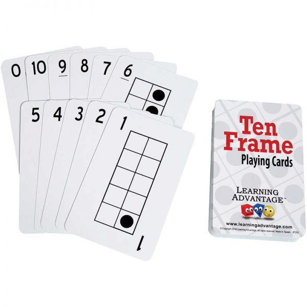Learning Advantage™ Ten Frames Playing Cards