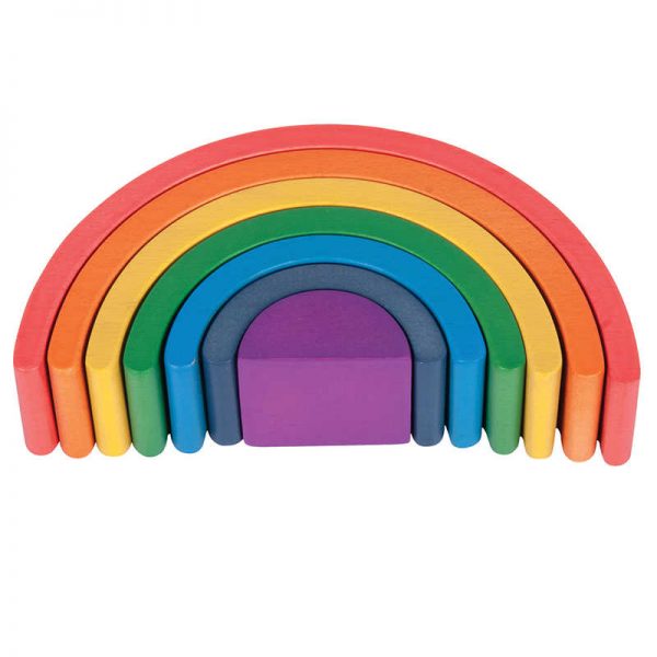 TickiT® Wooden Rainbow Architect Arches, Set of 7