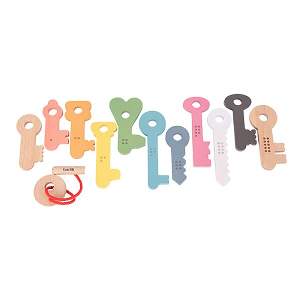 Tickit Rainbow Wooden Keys - Set of 11
