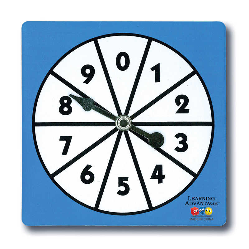 TeachersParadise - Learning Advantage™ Number Spinners 0-9 - CTU7349