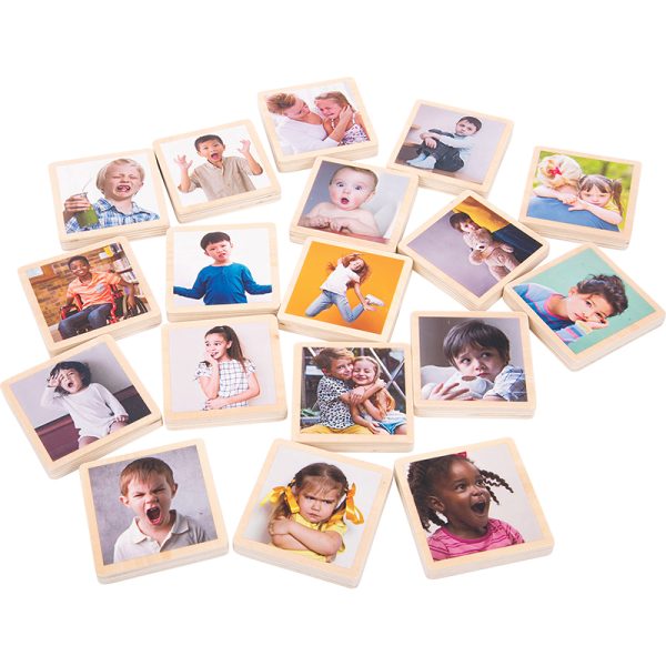 Tickit My Emotions Wooden Tiles - Set of 18