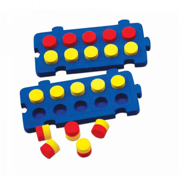 Learning Advantage™ Ten Frames, Foam, Set of 4