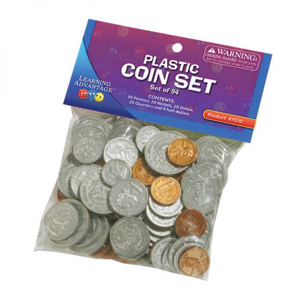 Learning Advantage™ Coin Set, Set of 94