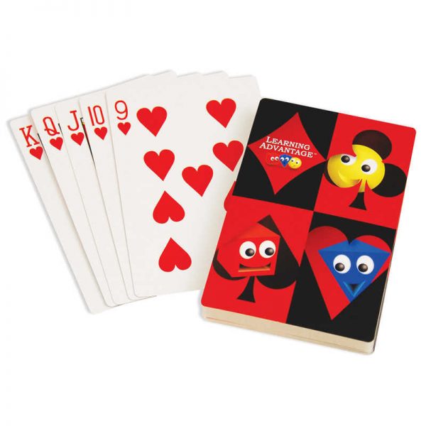 Learning Advantage™ Giant Playing Cards, 52 Per Pack