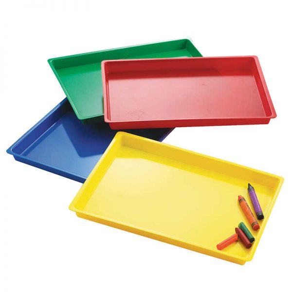 Learning Advantage™ Multipurpose Trays, Set of 4 Assorted Colors