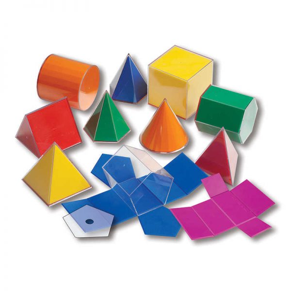 Learning Advantage™ Folding 3-D GeoFigures™, 10cm