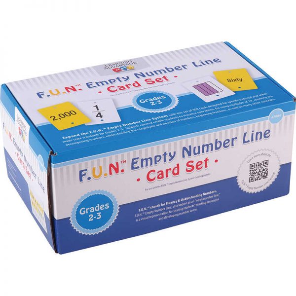 Learning Advantage™ F.U.N.™ Empty Number Line, Cards Only, Grades 2-3