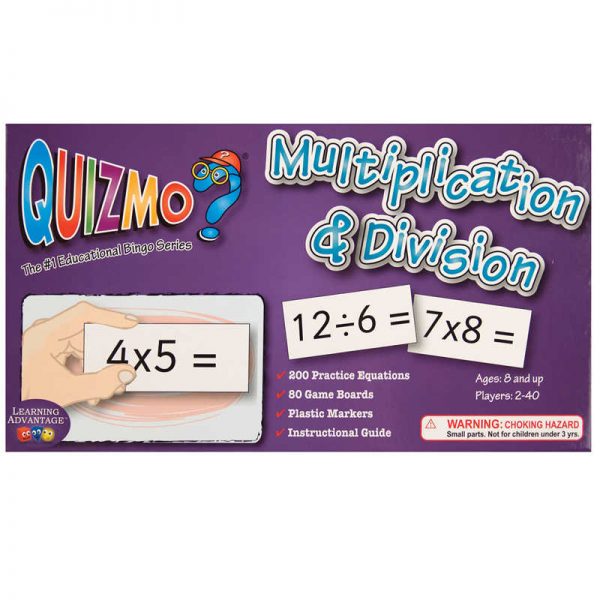 Learning Advantage™ Quizmo® Game: Multiplication & Division, Grades 3+