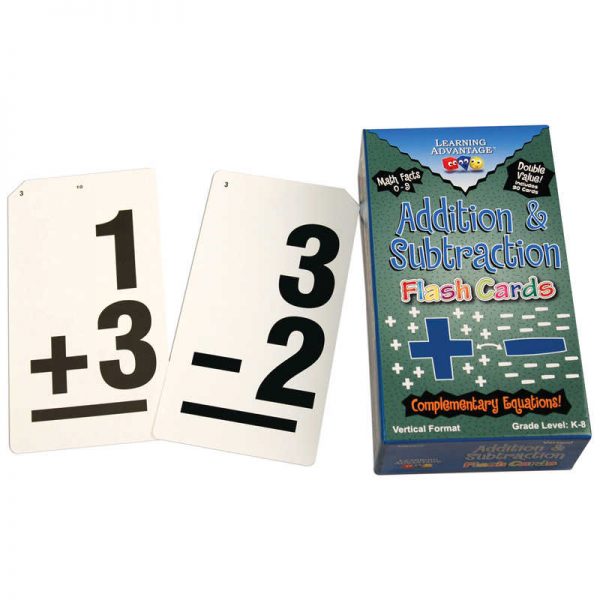 Learning Advantage™ Double Value Vertical Flash Cards