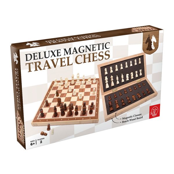 ROO GAMES Deluxe Magnetic Travel Chess