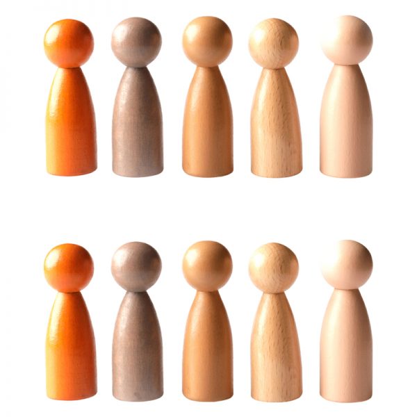 The Freckled Frog Peg People of the World - Set of 10