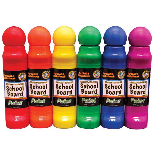 Crafty Dab® Poster Paint, Assorted Colors, Pack of 6