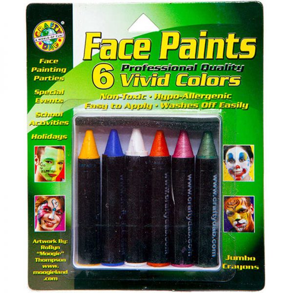 Crafty Dab® Crafty Dab Jumbo Crayon Face Paints
