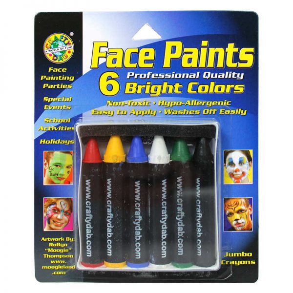 Crafty Dab® Crafty Dab Jumbo Crayon Face Paints