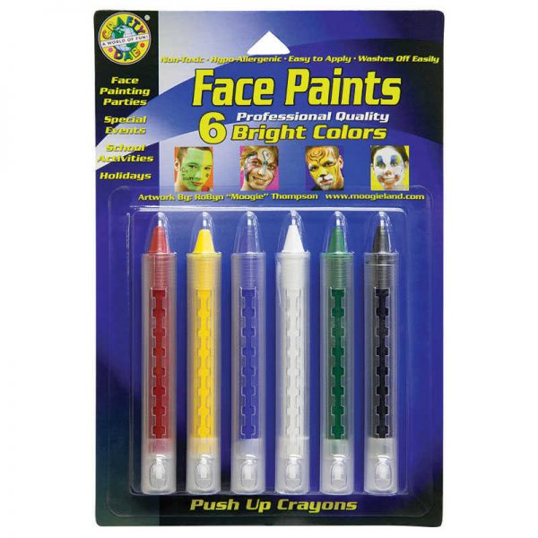 Crafty Dab® Crafty Dab Push-Up Face Paints, Bright