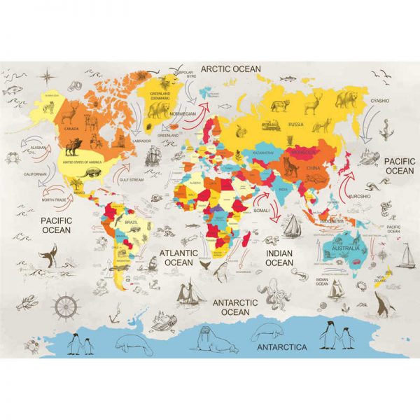 CleverBooks World Map With Augmented Reality