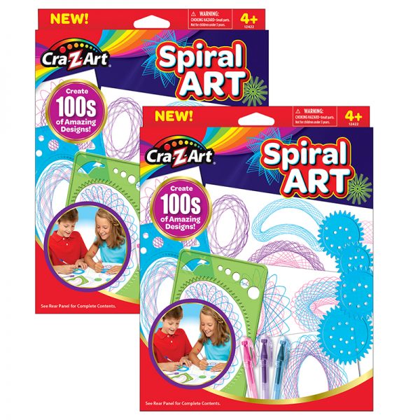 TeachersParadise CraZArt® Spiral Art, 2 Sets CZA12422N42
