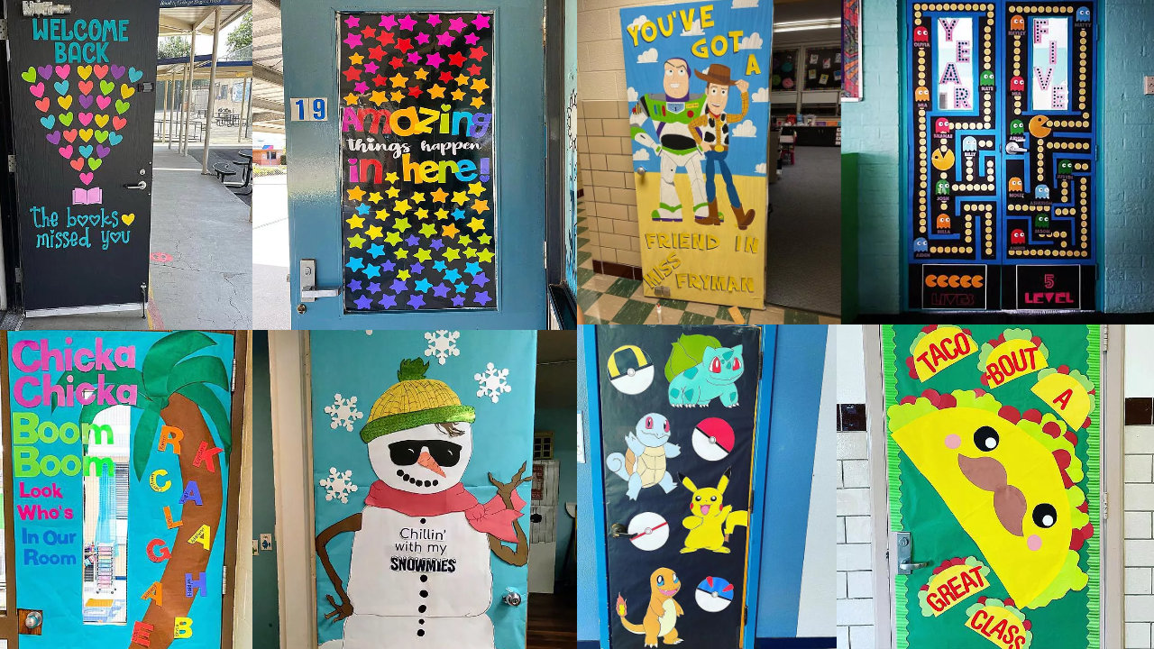 91 Welcoming Classroom Door Decorations for Back to School