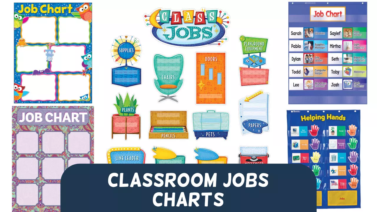 free classroom job chart clipart