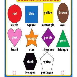 Colors and Shapes Chart 973290 by Teacher’s Friend TF-1425