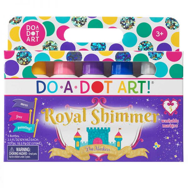 Do-A-Dot Art® Washable Royal Shimmer Dot Markers, 5 Colors