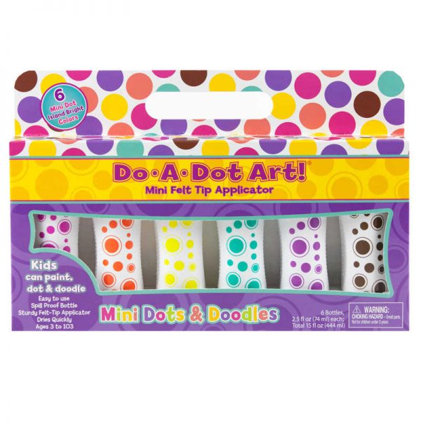 Do-A-Dot Art® Mini Island Bright Dot Markers, 6 Colors