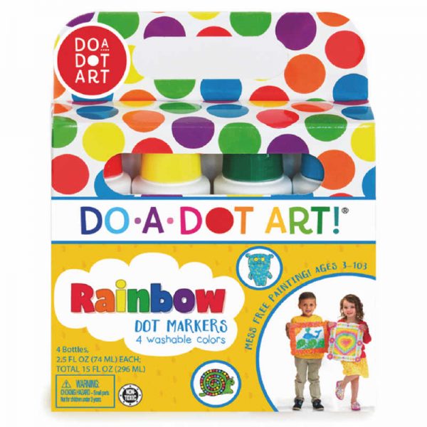 Do-A-Dot Art® Rainbow Washable Markers, Pack of 4