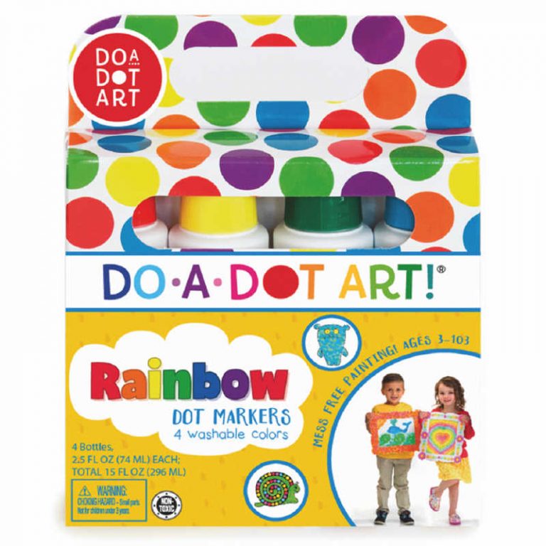 TeachersParadise DoADot Art® Rainbow Washable Markers, Pack of 4 DAD201