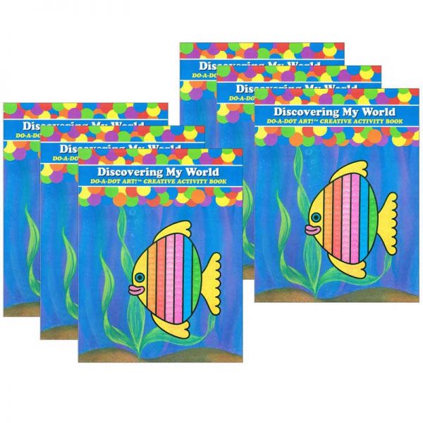 Do-A-Dot Art® Discovering My World Creative Art & Activity Book, Pack of 6