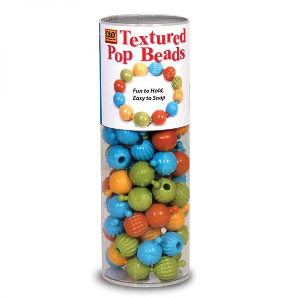 The Pencil Grip™ Textured Pop Beads, 100 Count Tube