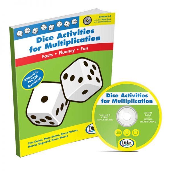 Didax Dice Activities for Multiplication Book & CD