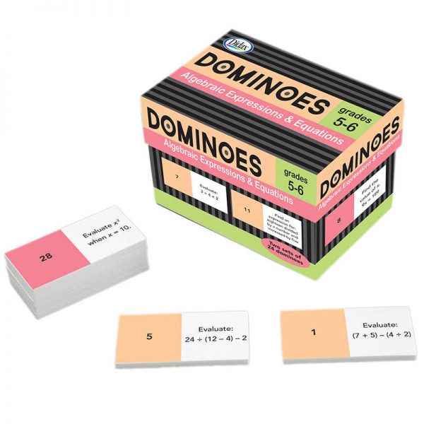 Didax Algebraic Expressions and Equations Dominoes