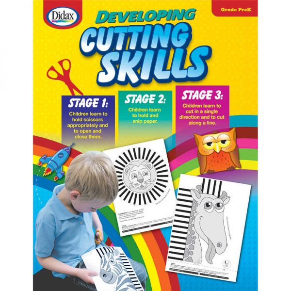 Didax Developing Cutting Skills Book, Early Years