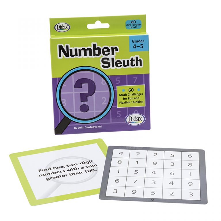 Didax Number Sleuth, Grade 4-5