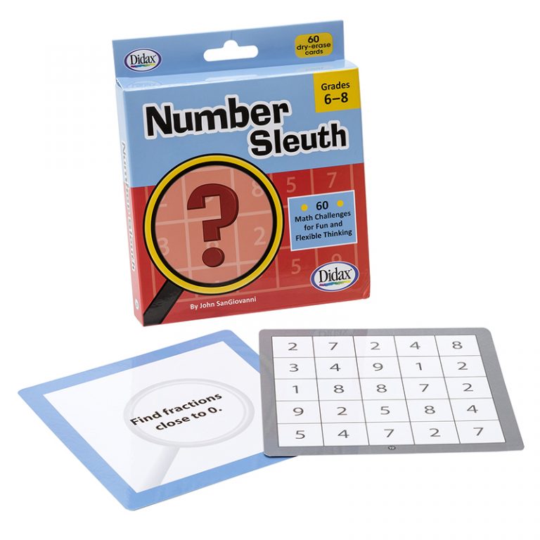 Didax Number Sleuth, Grade 6-8