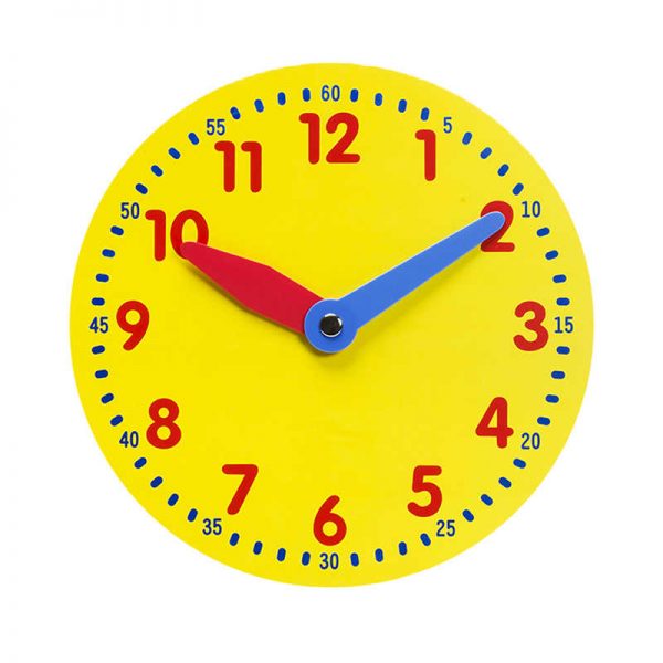 Didax Magnetic Demonstration Clock, 12" Diameter