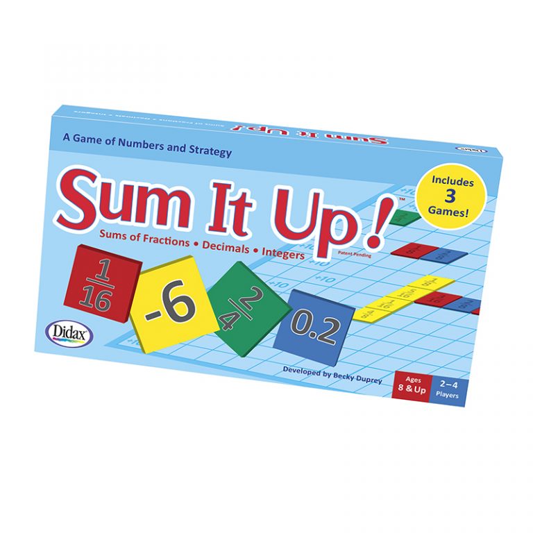 Didax Sum It Up! Fractions, Decimals, Integers