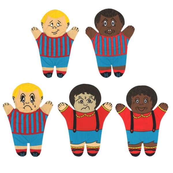 Dexter Educational Toys™ Feelings Hand Puppets, Set of 5