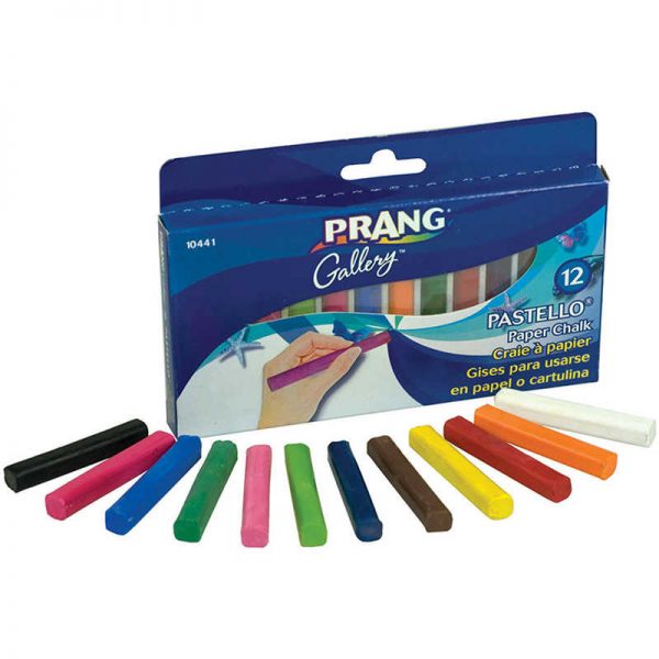 Prang® Prang® Pastello™ Chalk Pastel, 12 colors