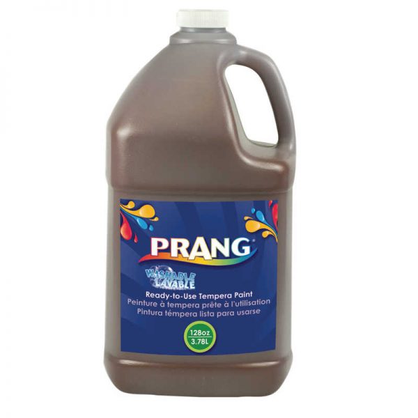 Prang® Washable Tempera Paint, Brown, 1 Gal