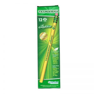 Ticonderoga® Laddie® Wood-Cased Pencils, #2 HB Soft, Yellow, 12 Ct