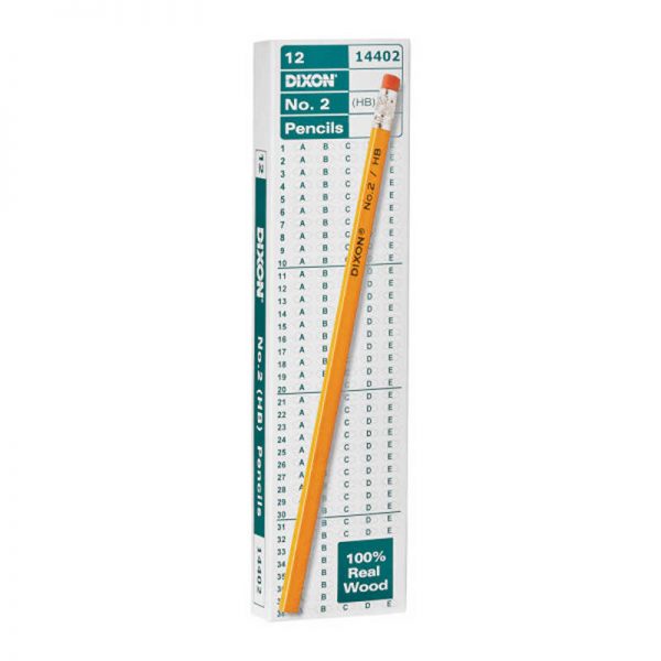 Dixon® No. 2 Pencils, Yellow, Box of 12