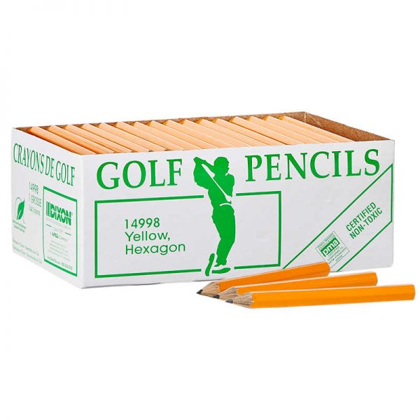 Dixon® Golf/Compass Pencils, 3.5", Box of 144