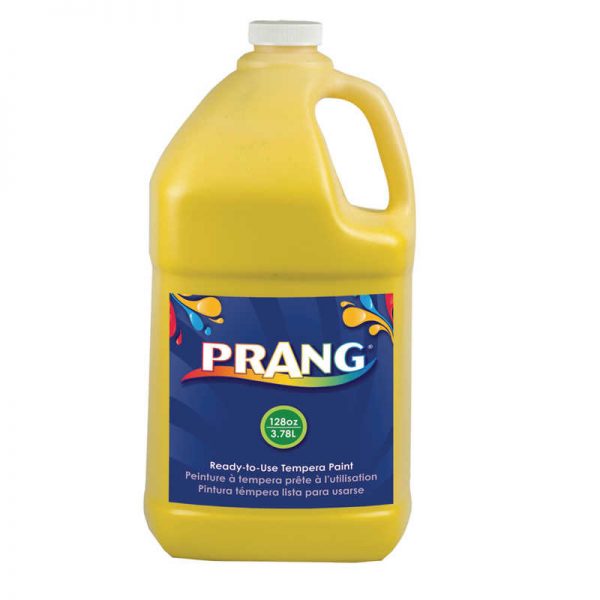 Prang® Ready-to-Use Tempera Paint, Yellow, 1 Gal