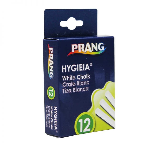 Prang® Hygieia® Chalkboard Chalk, White, 12 Ct