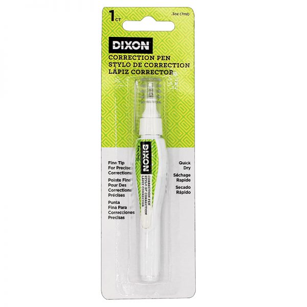 Dixon® Correction Pen, .3 oz., 1 Count