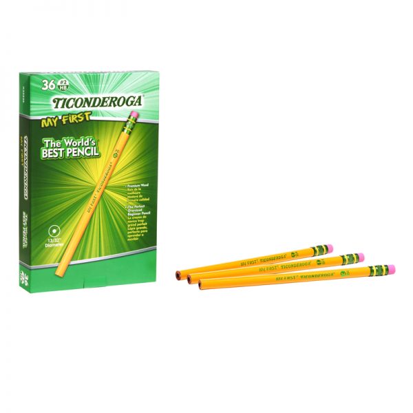 Ticonderoga® My First Ticonderoga® Pencil with Eraser, 36 Count