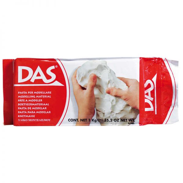 DAS® Air Hardening Modeling Clay, 2 lb., White